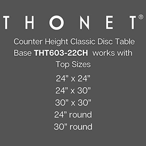 בסיס שולחן מתכת בגובה דלפק תונט למסעדות 22 וואט על 22 ד על 34.75 שעות | בסיס שולחן הברזל היצוק שלנו מושלם